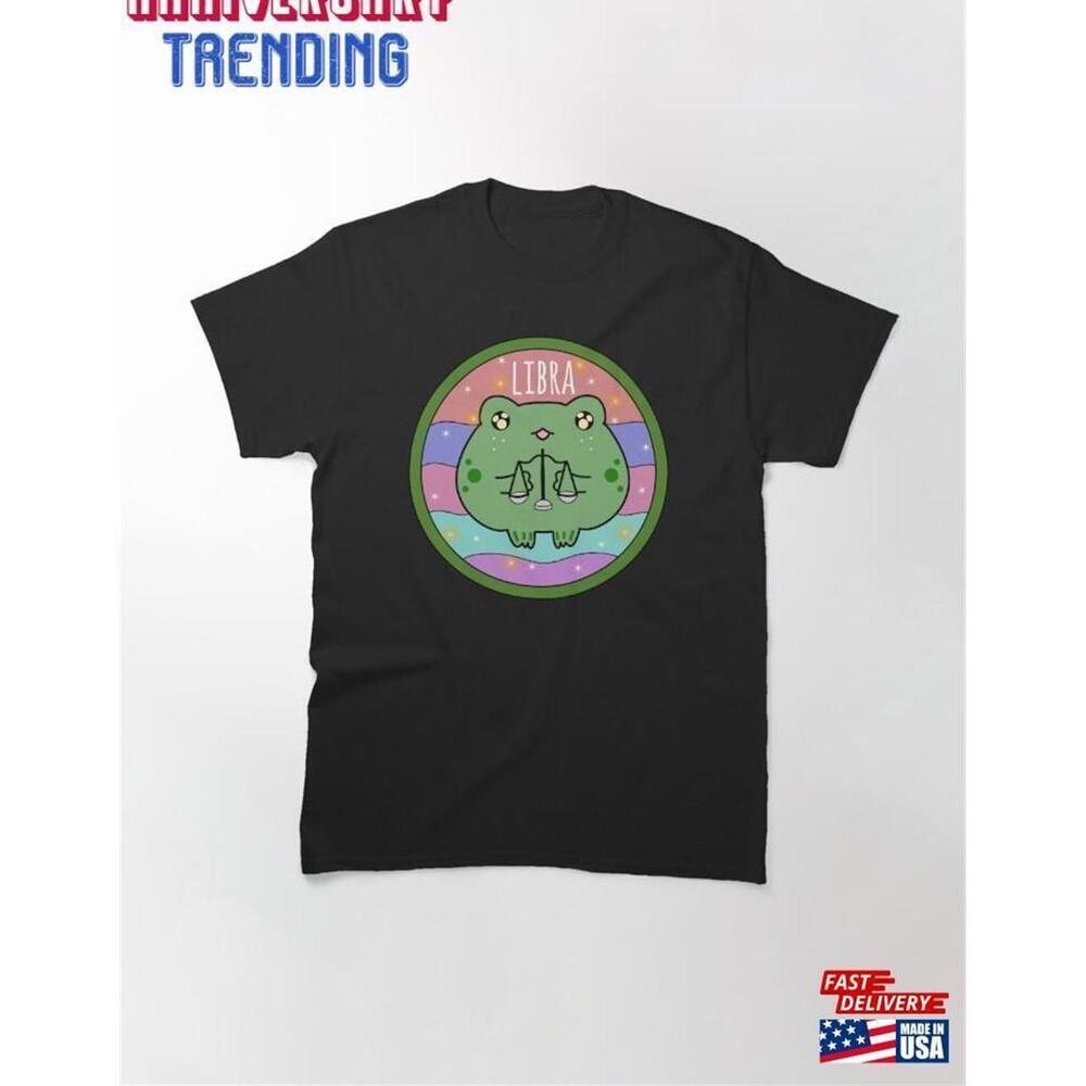 Libra Froggy Zodiac Sign Classic Tshirt